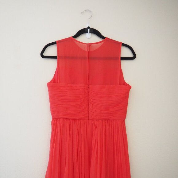 J. Crew Silk Chiffon Clara Sleeveless Dress sz 4 - Picture 6 of 6